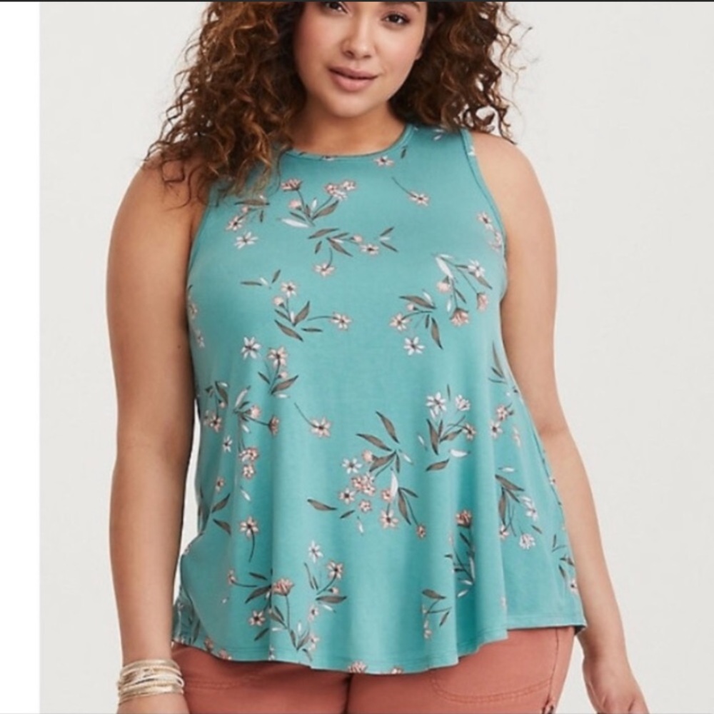 Long Floral Tank